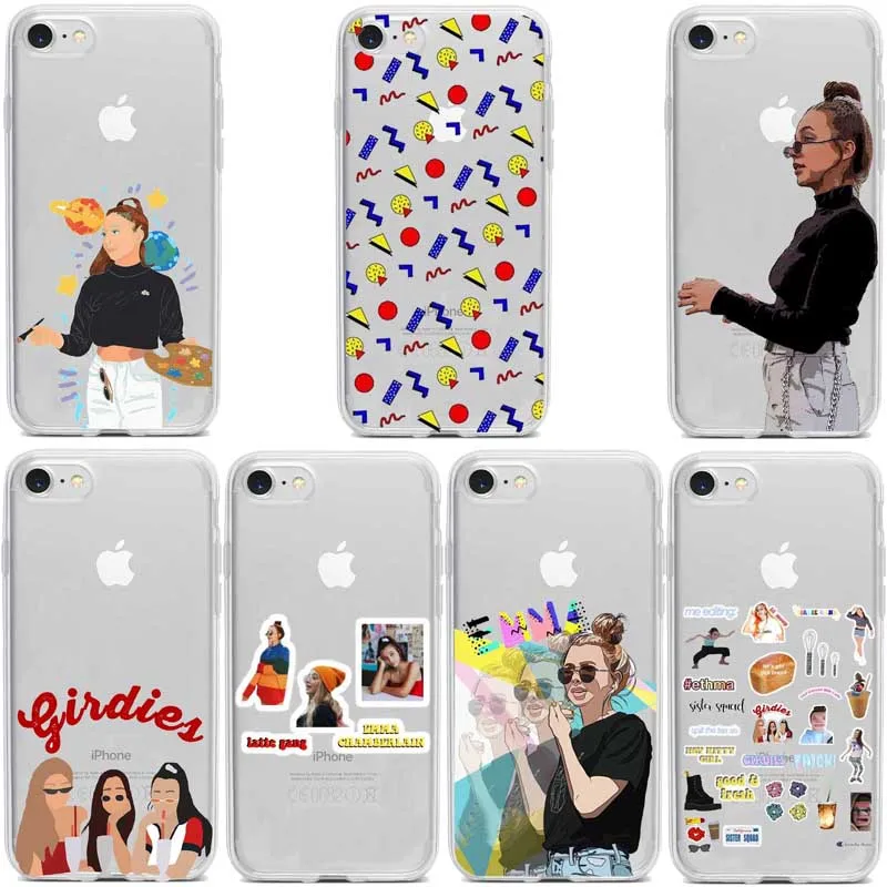 Emma Chamberlain Мягкий силиконовый прозрачный чехол для iPhone 11 11promax XR XS Max 6 7 8 Plus 5 SE лучший