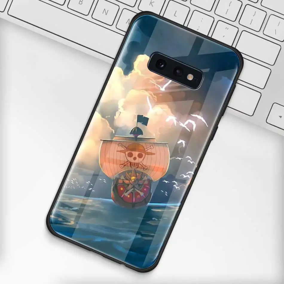 Чехол из закаленного стекла для samsung Galaxy S10 S10e S9 S8 S10 Plus Note 9 A50 A30
