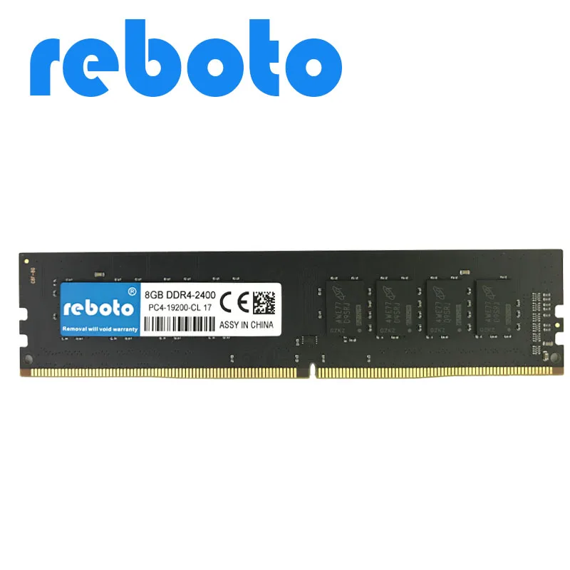 Reboto ddr4 ram 4 GB 8 2400 MHZ PC4-19200-CL17 настольная Память 1 2 V Напряжение новый картридж Memory stick.