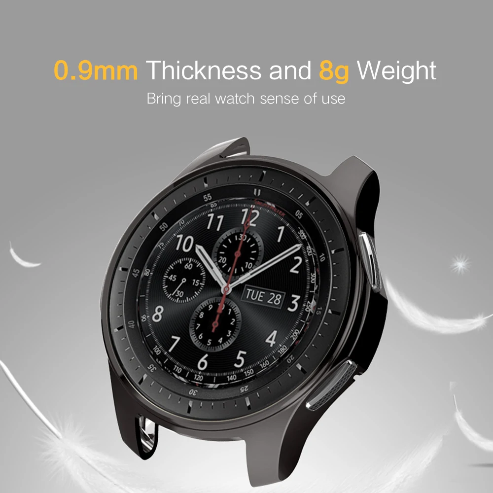 Твердый чехол для часов SIKAI из ТПУ высокого качества Samsung Gear S3 Frontier защитный с