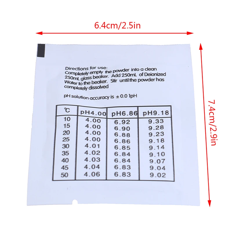 

1PCS PH Buffer Solution 4.01 6.86 9.18 for PH Test Meter Measure Calibration Point Accessories