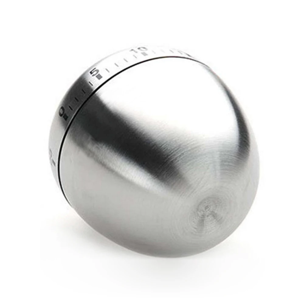 Кухонные принадлежности часы в виде яйца из нержавеющей стали кухонный таймер