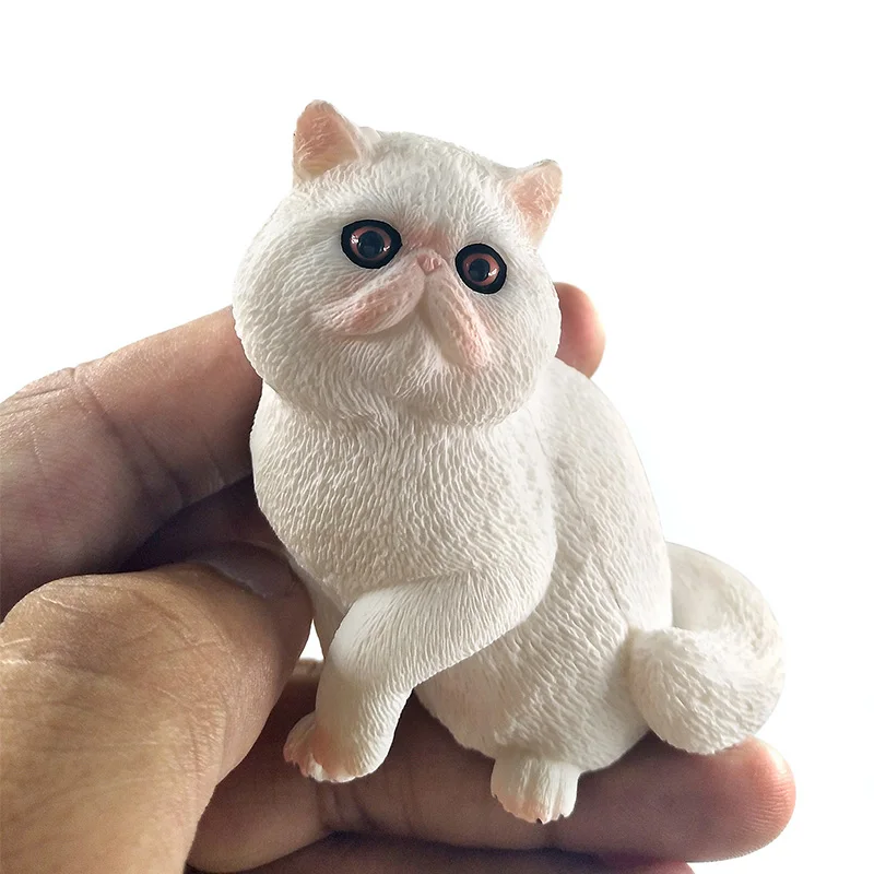Имитационная модель Персидского кота фигурка животного домашний декор