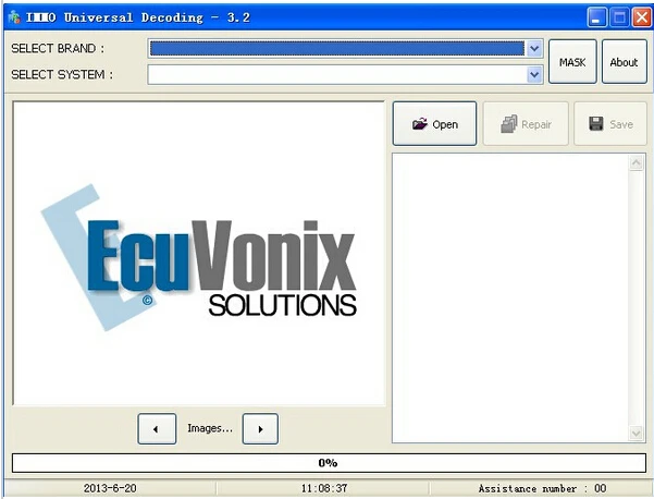 EcuVonix 3 2 IMMO Универсальное декодирование удалить код ECU |