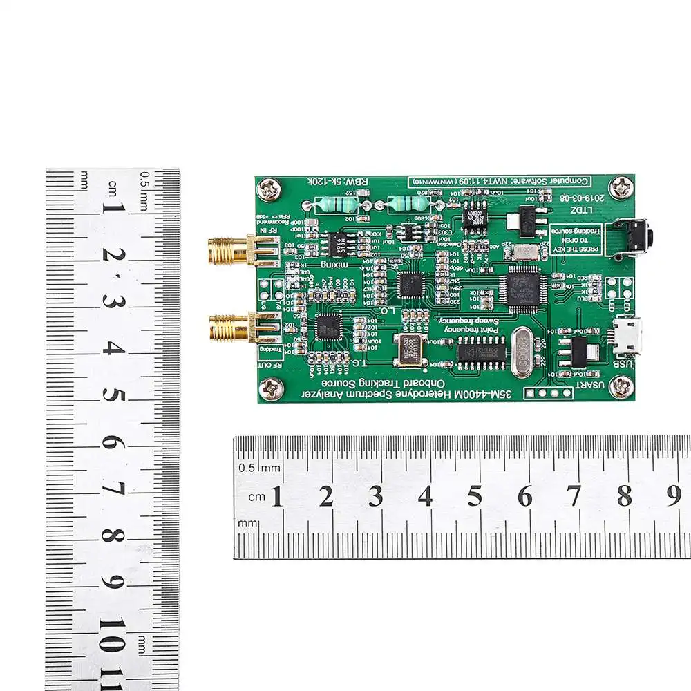Анализатор спектра USB LTDZ_35-4400M_Spectrum источник сигнала с отслеживанием источника модуль радиочастотный домен анализа инструмента