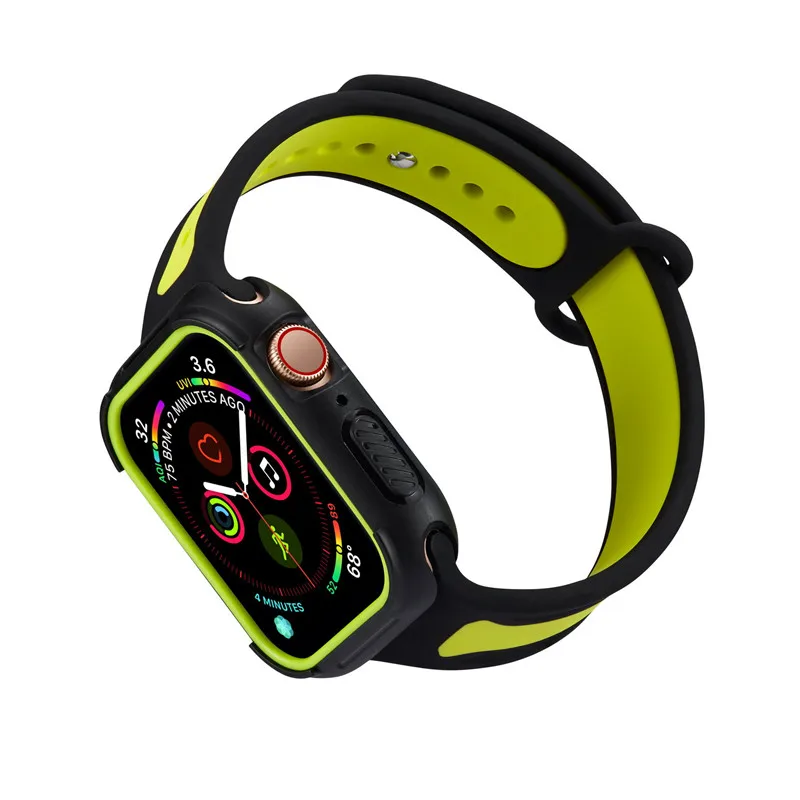 Чехол для Apple Watch Series 4 Sport Style чехол из поликарбоната с рамкой iWatch s 40 мм 44 защитный