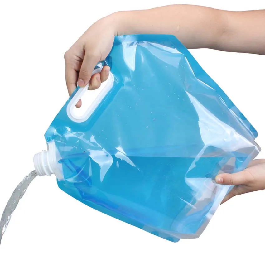 5L 10L Flexible Collapsible Foldable Reusable Water Bottle Bag Hand Lifting Camping Hiking Outdoor Survival | Дом и сад
