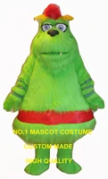 green monster mascot costume high quality adult size cartoon monster theme anime cosplay costumes halloween carnival fancy 2754