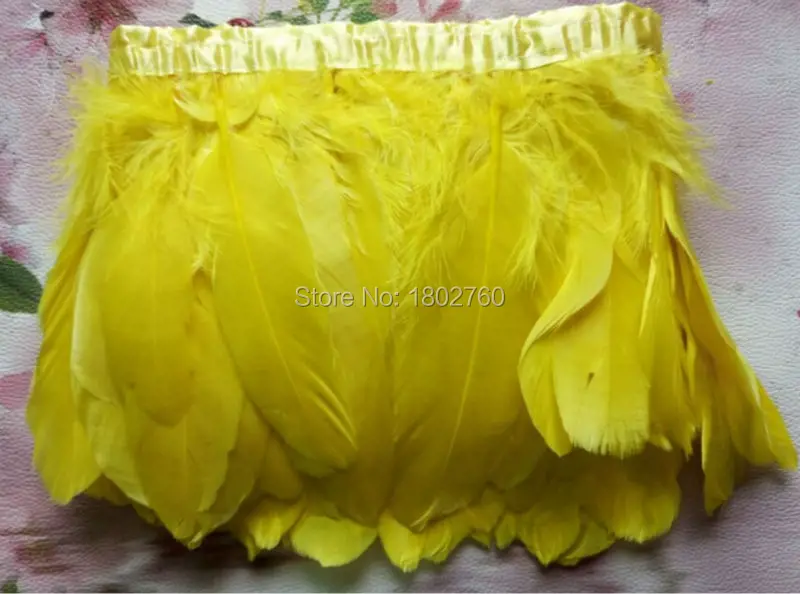 Лидер продаж отделка из гусиных перьев 2 ярда/партия окрашенное Настоящее