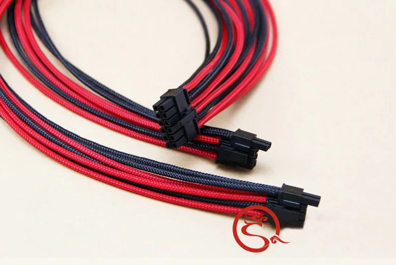 Новый блок питания 12Pin к двойному PCI E Express Видеокарта 8Pin (6Pin + 2Pin) модульный кабель