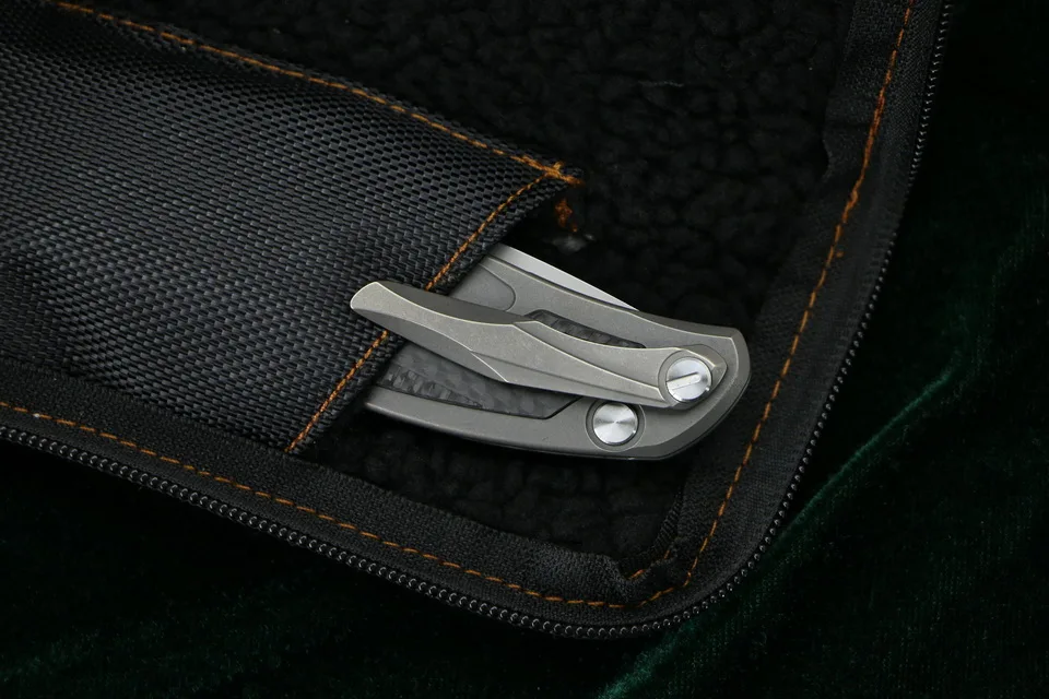 Лезвие Green thorn Flipper 95 D2 складной нож с титановым лезвием и подшипниками из