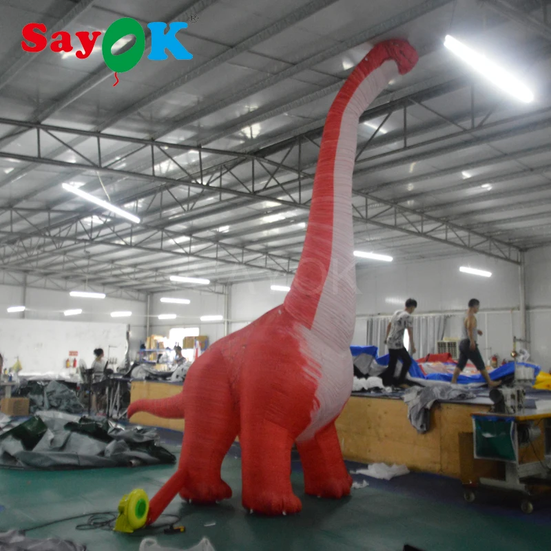 Гигантский надувной динозавр Tanystropheus 5/6/7 м Хэллоуин наружная надувная модель для