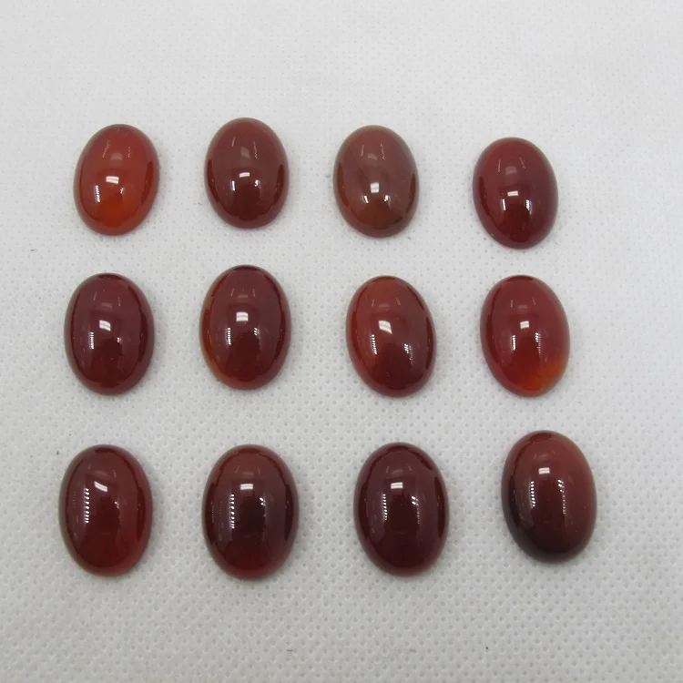 

Wholesale Red Agate Carnelian Bead Cabochon,13x18mm Oval Gem stone Jewelry Cabochon Ring Face 5pcs/lot