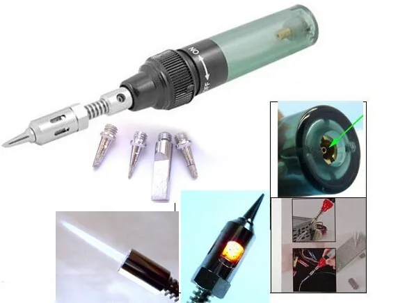 Паяльник беспроводной в форме пера инструмент для газового паяльника с 4