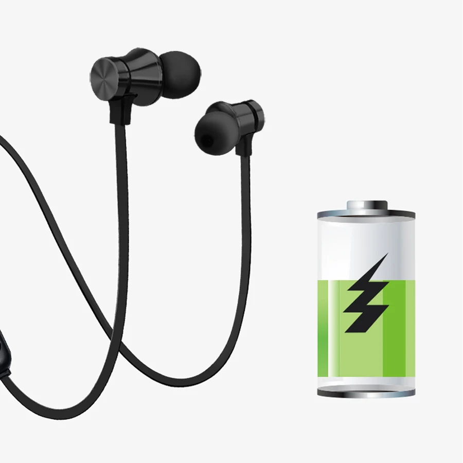 High Quality Magnetic Wireless Earphones Sporting Bluetooth Headphones Music Bass Headset 4.2 For All Phones |
