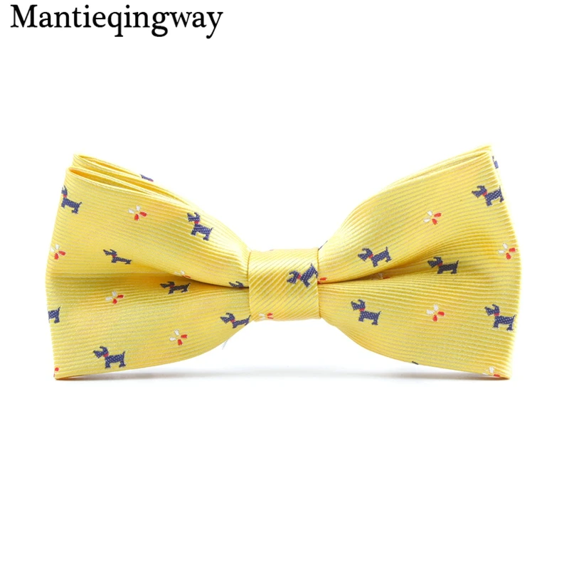 Mantieqingway полиэфир дети лук Галстуки Для Свадьба Нижнее белье с рисунком из