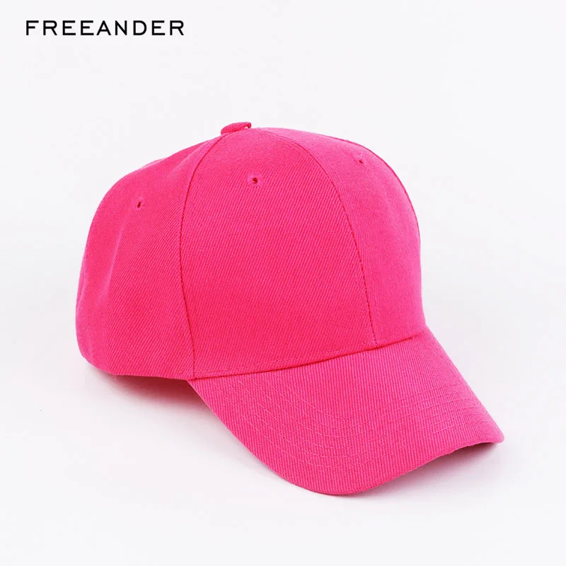 Freeander High Quality Baseball Cap For Women Bone Snapback 2018 Summer Pink Female Solid Adjustable Hat Hip Hop Caps Golf | Аксессуары
