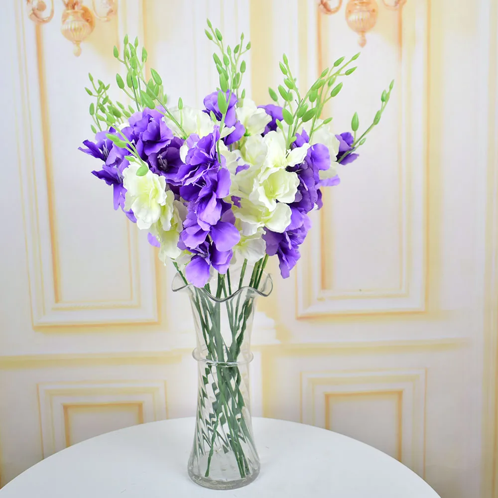 Шелковая бабочка искусственные цветы для дома и свадьбы|pink fake flowers|artificial flowersorchid