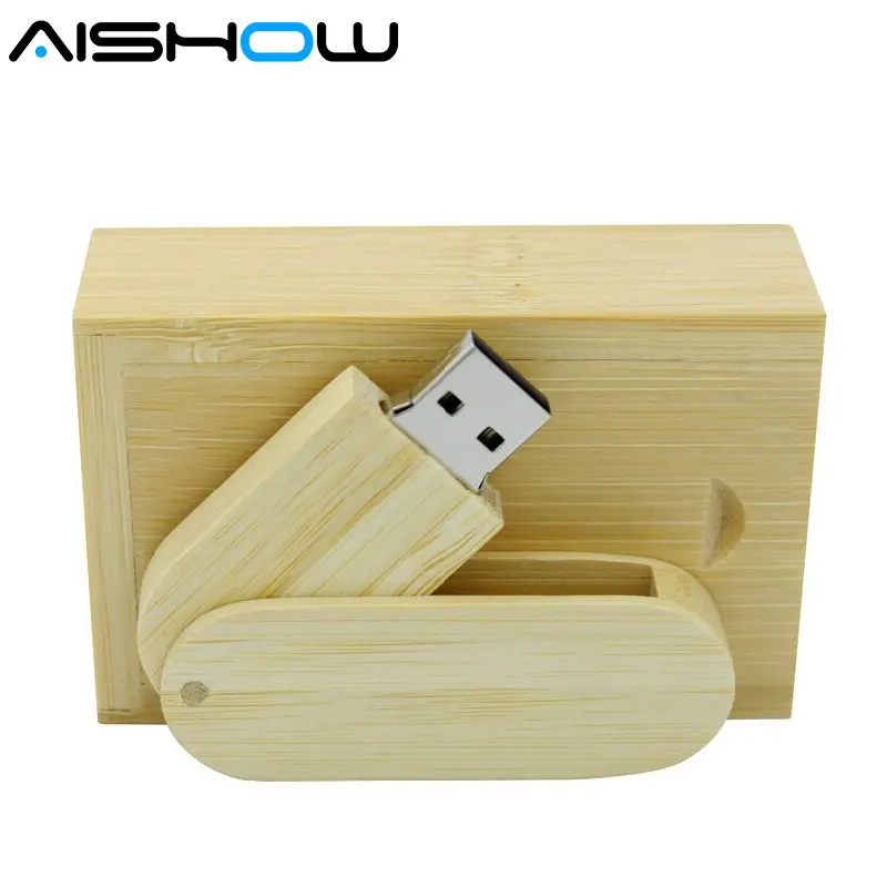 4G 8G 16GB 32GB 64GB 128GB Wooden pen drive Rotation 2.0 USB flash memory Stick pendrive Box Wholesale | Компьютеры и офис