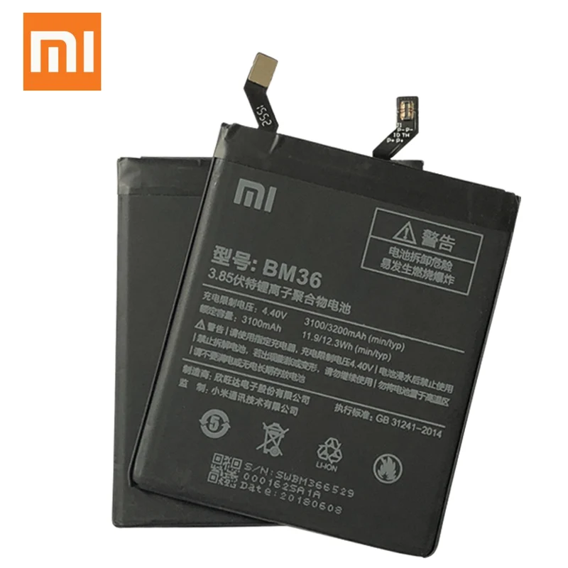 BM35 BM36 BM22 BM46 батарея для Xiaomi mi 5 5S 4C красный mi Note 3 замена телефона батарея высокой емкости+ Бесплатные инструменты