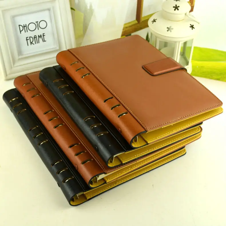 A5 b5 модный кожаный дорожный журнал на спирали ежедневник записная книжка