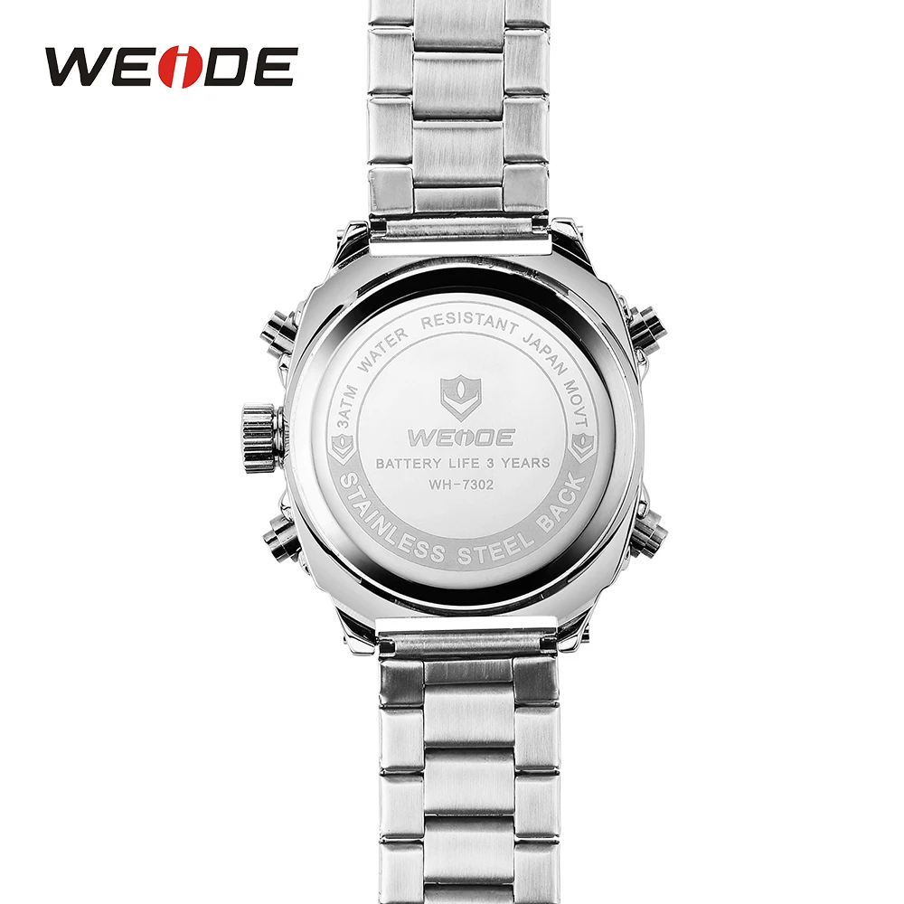 Часы WEIDE мужские Цифровые кварцевые спортивные водонепроницаемые уличные с ЖК