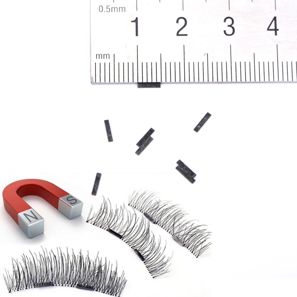 

10Pcs Reusable Magnet Sheet For 3D Magnetic False Eyelashes Extension Not Include False Eyelashes Only Magnets Handmade Cosmetic