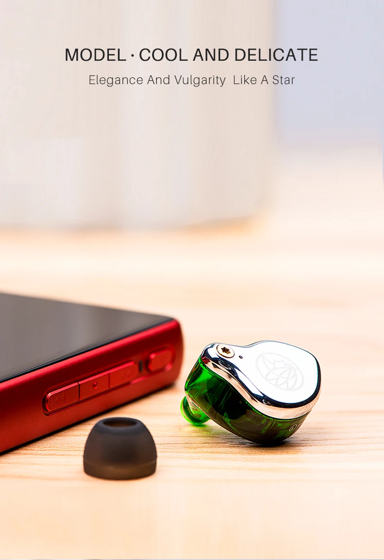 TFZ T2 Galaxy Graphene Динамический драйвер HiFi наушники-вкладыши с 2Pin/0,78 мм съемный кабель