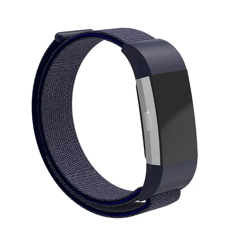 1 1 шт. нейлоновый крюк и петля дышащий сменный ремешок для Fitbit Charge 2 наручный ремешок смарт-трекер - Цвет: 1