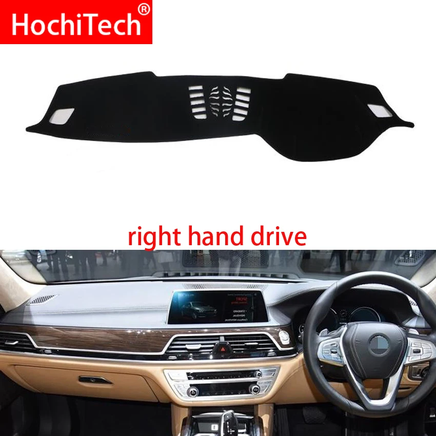 

For BMW 7 series 2016 2017 2018 2019 Right and Left Hand Drive Car Dashboard Covers Mat Shade Cushion Pad Carpets Accessories