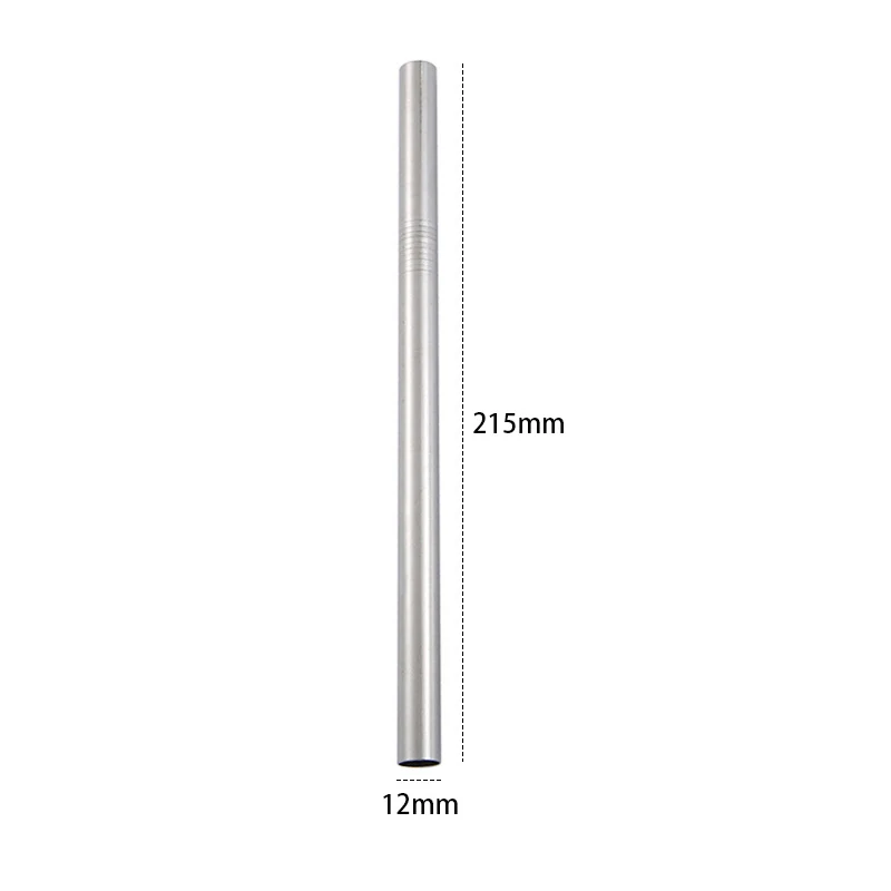 12mm Metal Straw Reusable Multicolor Stainless Steel Drinking Straws Straight Party Bar Accessory for Mug Gift | Дом и сад