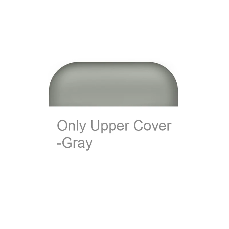Only Gray Cover Ультратонкий Мягкий силиконовый чехол для Apple AirPods 2 для Air Pods противоударный защитный чехол для наушников Водонепроницаемый Аксессуар для гарнитуры - Цвет: Only Gray Cover