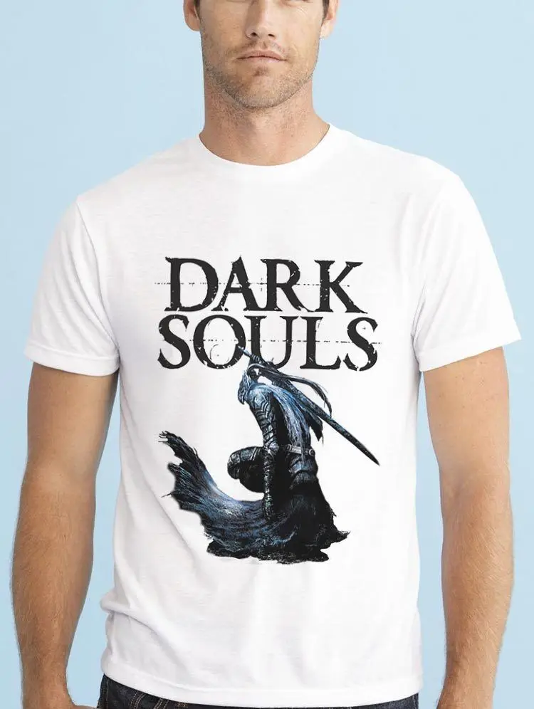 Футболка DARK SOULS ARTORIAS THE ABYSSWALKER VIDEOGAME PLAYSTATION Новые футболки модные стильные мужские