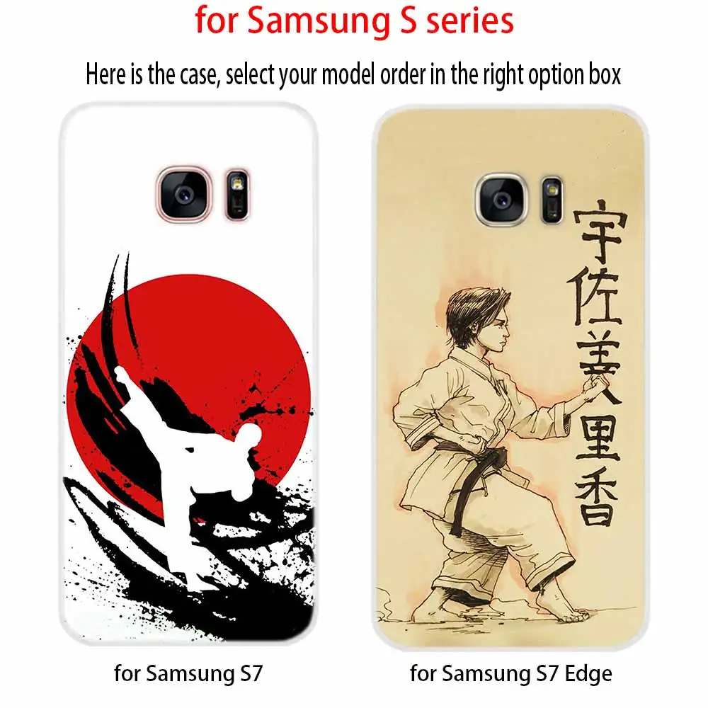 Новый мягкий чехол Kyokushin с символом карате для Samsung Galaxy S7 Edge S8 S9 S10 S11 S20 S21 Plus Lite E