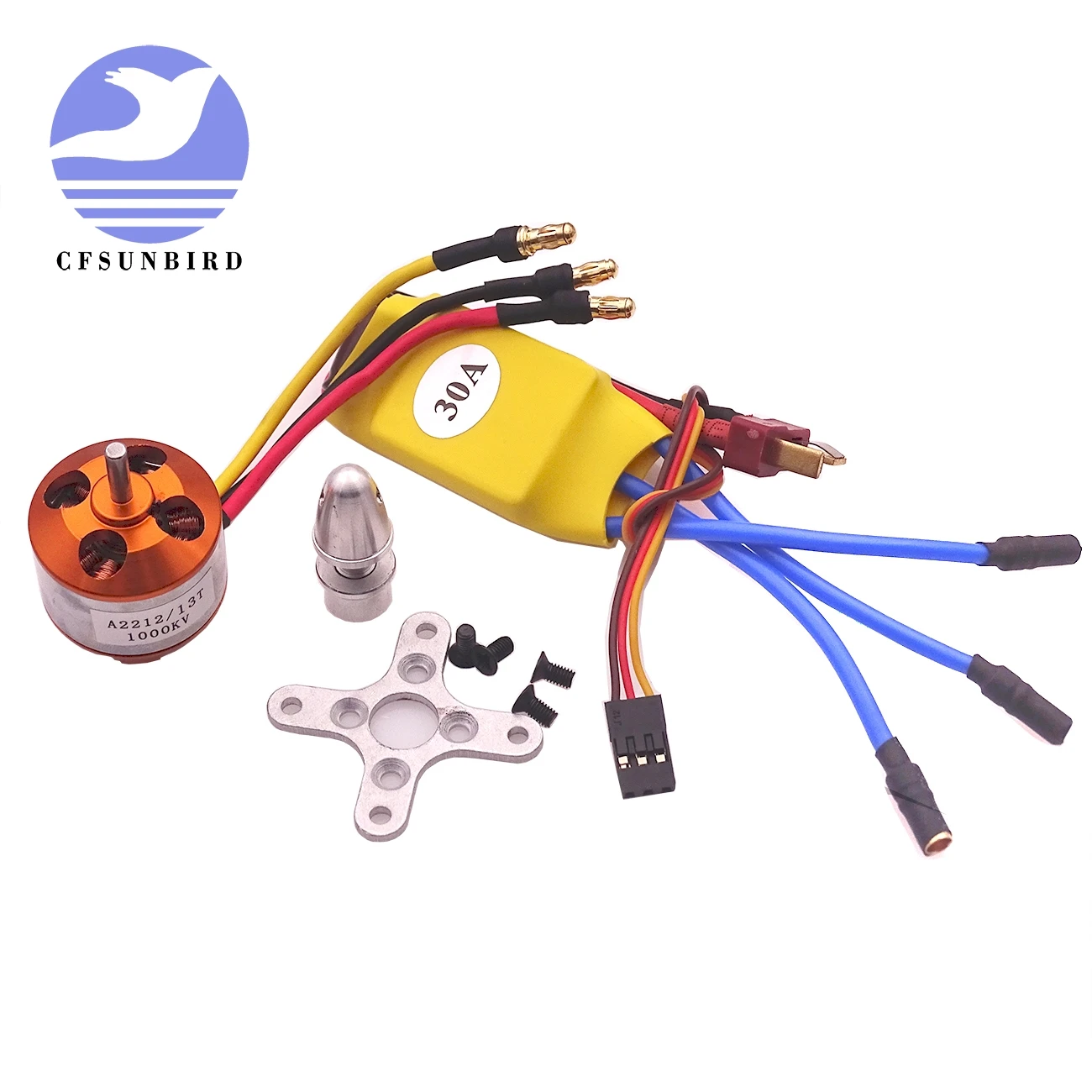 13T A2212 1000KV 2450KV 2200KV бесщеточный двигатель 30A ESC Combo для квадрокоптера F450