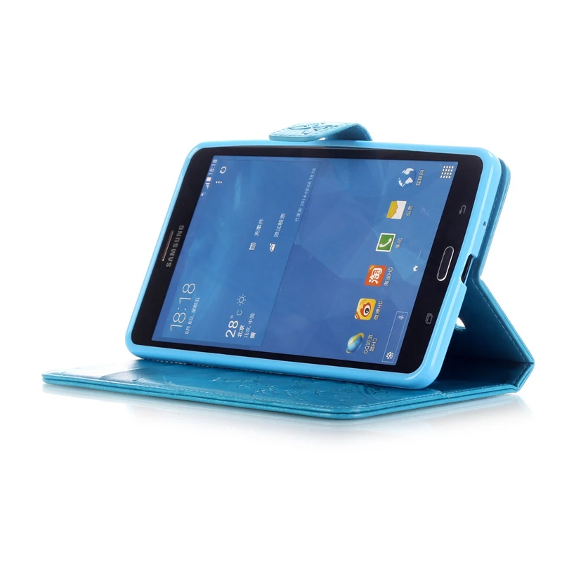 Планшет T230 T231 T235 чехол для Samsung Galaxy Tab 4 7 0 &quotМодный кожаный флип-кошелек с бабочкой
