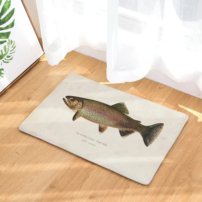 Винтажный Стильный коврик CAMMITEVER с морскими звездами и черепашками для ванной