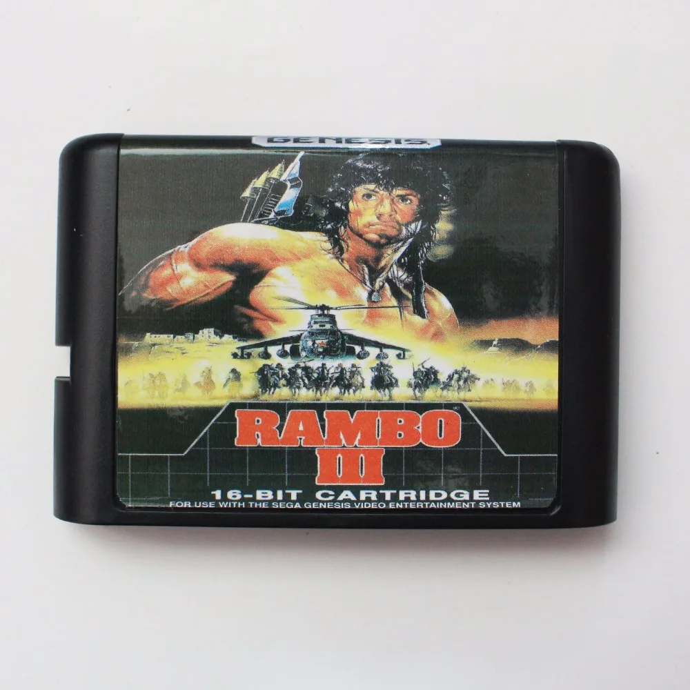 Rambo III 16 бит MD игровая карта для Sega Mega Drive Genesis|Картриджи| |