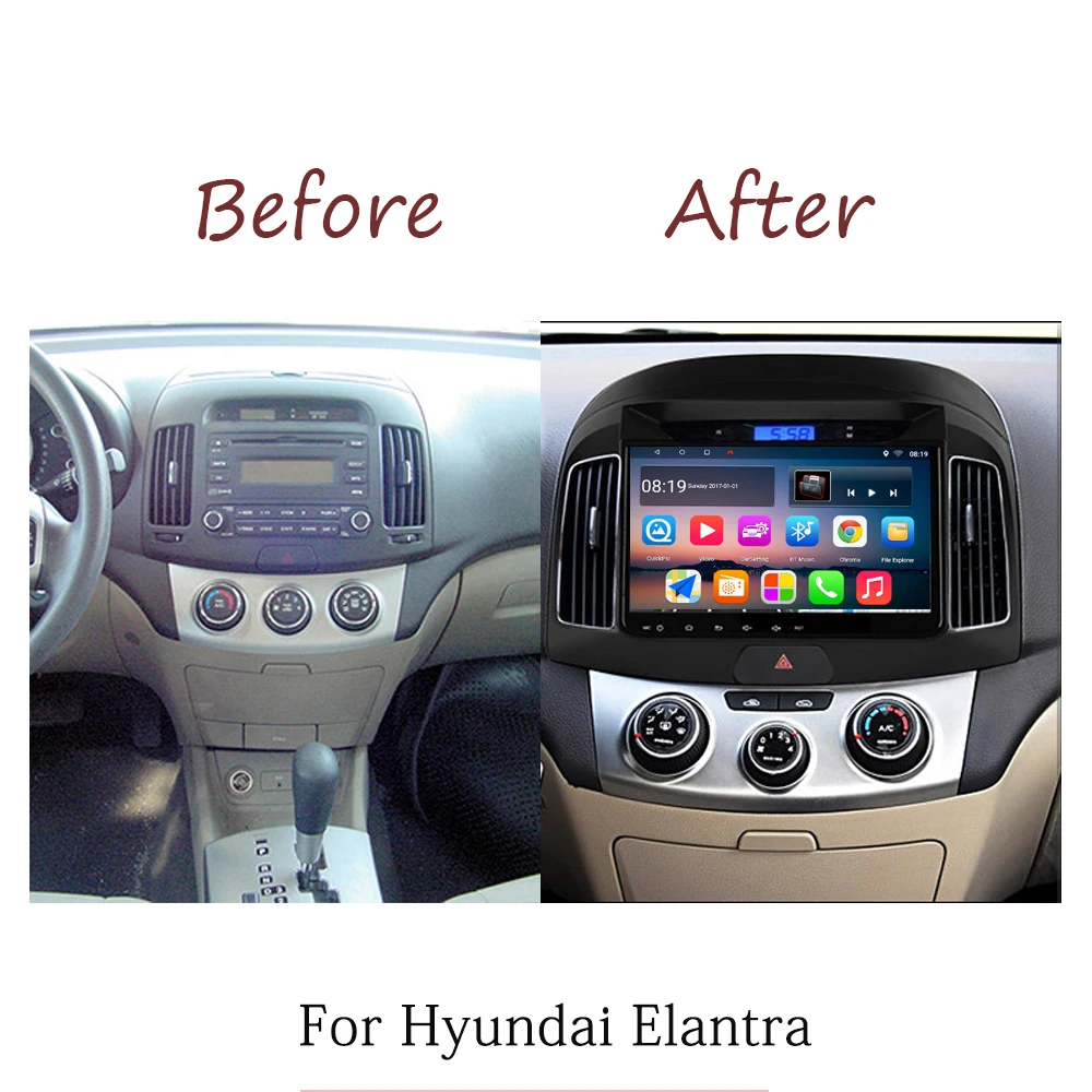 Panlelo Android 7,1 навигация для hyundai Avante IX25 IX45 Verna Tucson Mistra Elantra стерео зеркало Llink сенсорный экран