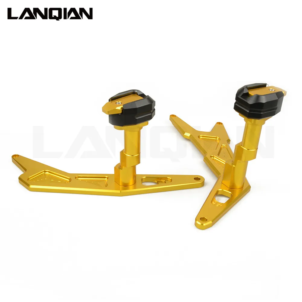 CNC мотоциклетная Рама Ползунки защита двигателя Pad боковая для KAWASAKI NINJA300 2013 2016 NINJA