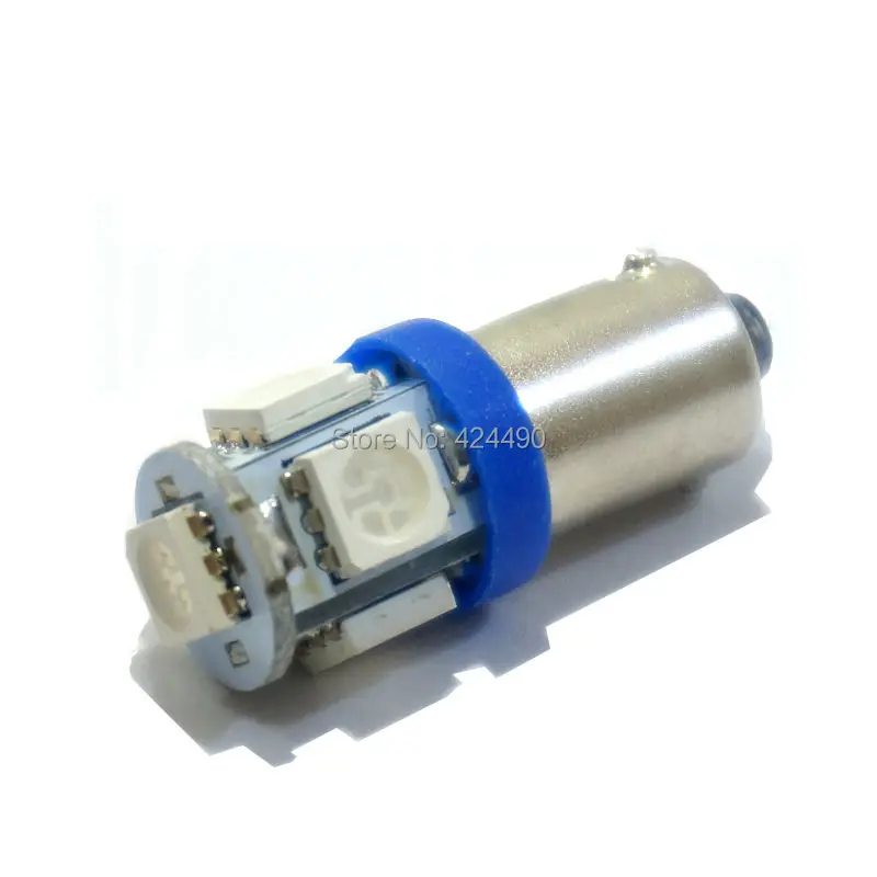 AORUNYEBAO 10 шт. BA9S T11 T4W светодиодные лампы 5LED 5050 SMD стайлинга автомобилей на танкетке с