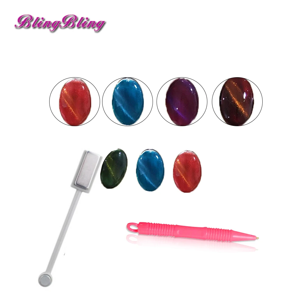 Blingbling новый двойной магнит Товары для кошек Средства ухода век плиты палочка
