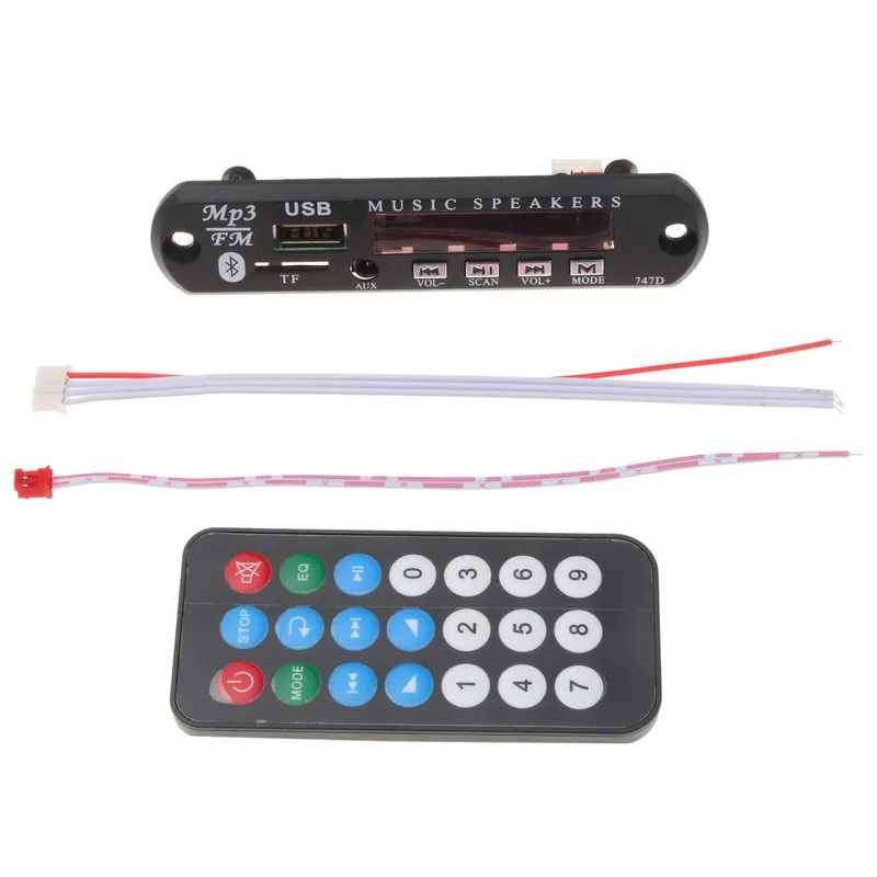 

Bluetooth DC 5V MP3 WMA декодер плата беспроводной автомобильный музыкальный динамик автомобильный аудио модуль USB FM TF радио для автомобиля MP3 аксессуары