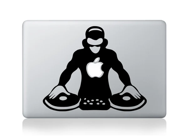 Милая ПВХ наклейка для ноутбука s для Apple Macbook Air retina 11 12 13 15 частичная наклейка для ноутбука для Macbook Pro 13 15 - Цвет: MB-black-Part C(38)