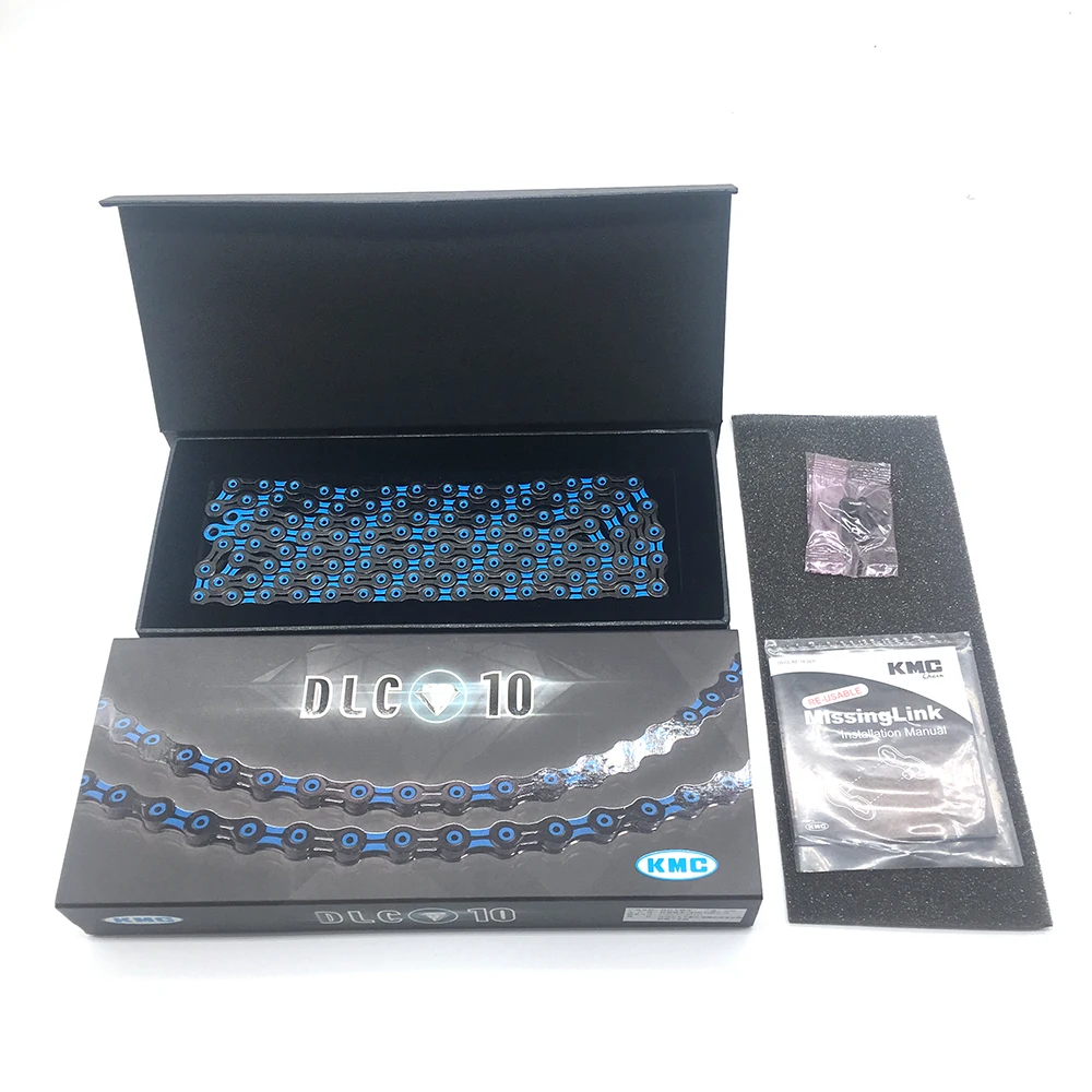 КМК X10SL DLC X10 116 ссылки Diamond как покрытие Extra Light Race цепи 10 Скорость MTB Дорога Сеть велосипедов предусмотрена