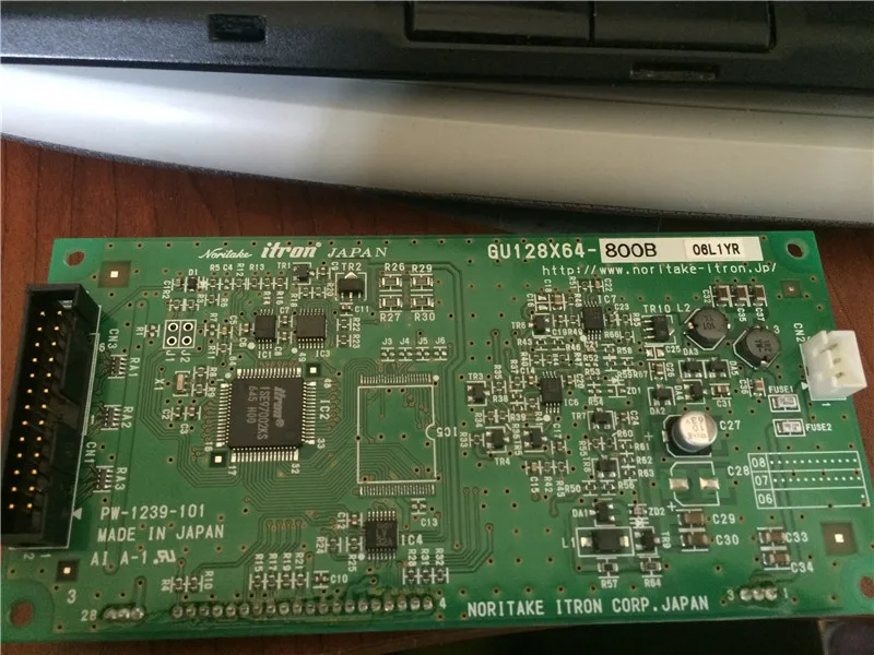 E& M 32*16 бит VFD дисплей модуль экран панель Diy графическая решетка SCM вакуумный флуоресцентный ЖК-дисплей NORITAKE VFD12864 GU12864-800B
