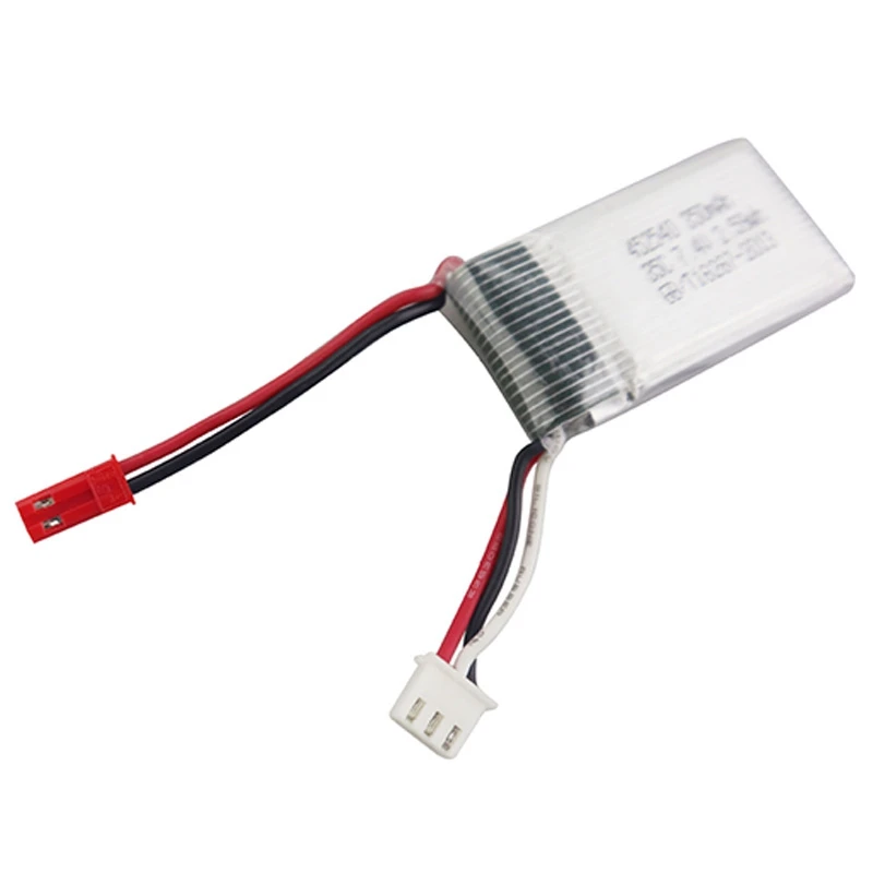 7 4 В 350 мАч 35C Lipo батарея для Mjx X401H X402 Jxd 515 Вт в Rc Мини Fpv Дрон Квадрокоптер