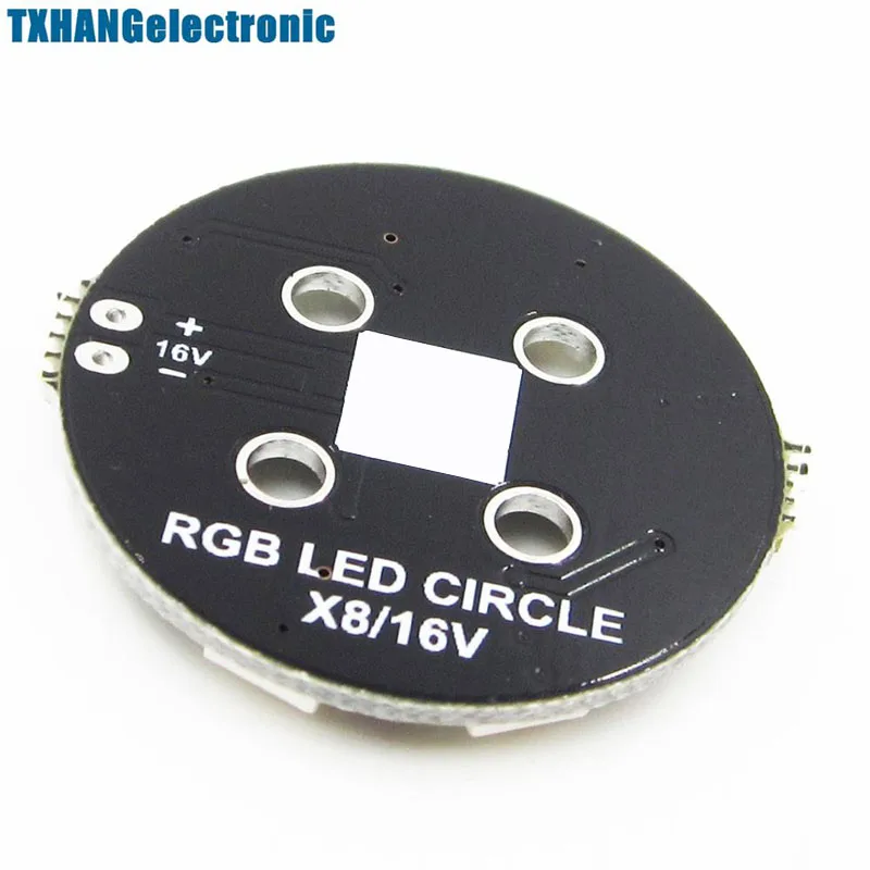 Оптовая продажа интегральных схем Matek RGB5050 LED X6 12V круглая лампа пластина 7 видов