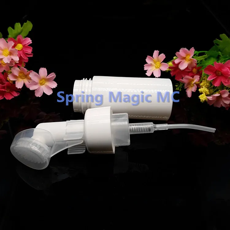 Белая ПЭТ бутылочка из пенопласта 150 мл пластиковая пузырчатая бутылка с насосом