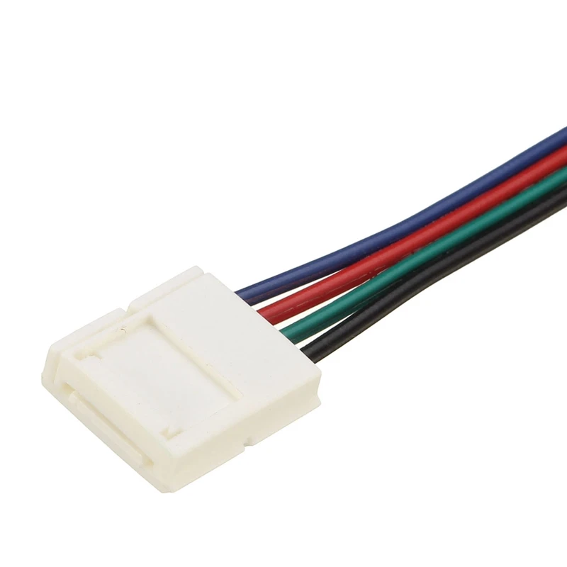 10 мм 10/30/50/100 см 4 Pin RGB Светодиодная лента светильник для подключения к 5050
